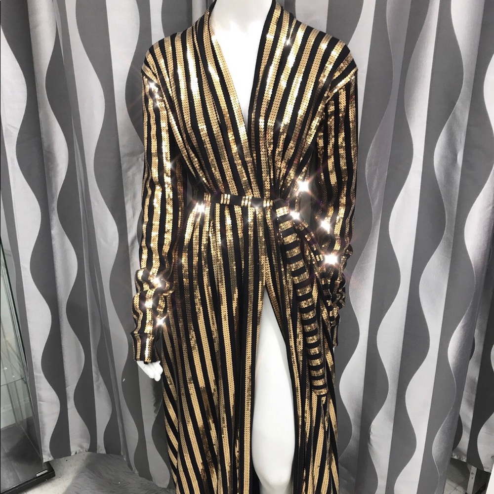 Custom made sequins cardigan